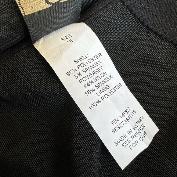 Longitude Great Lengths Womens 16 One Piece Swim Romper Dress Bathing Suit NEW - Picture 10 of 10